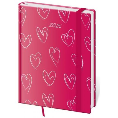 Helma 365 B6 Týdenní 2026 Vario Hearts – Zboží Dáma