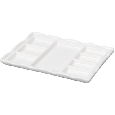 Porcelánová paleta na akvarelové barvy – Zboží Dáma