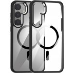 VSECHNONAMOBIL TRANSPARENT MAGSAFE Kryt Samsung Galaxy S24 5G černé 68888 – Zboží Živě