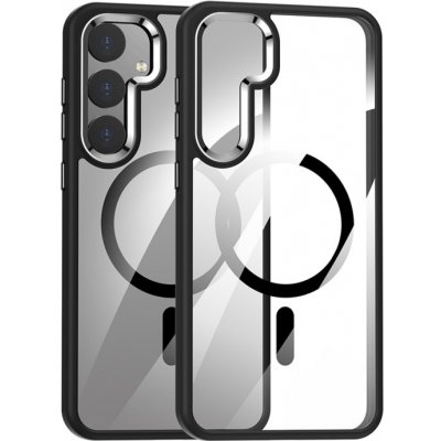 VSECHNONAMOBIL TRANSPARENT MAGSAFE Kryt Samsung Galaxy S24 5G černé 68888 – Zboží Živě