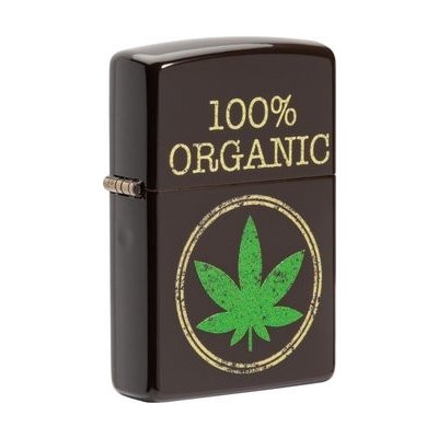 Zippo Brown matte "Leaf 100% Organic" – Hledejceny.cz