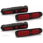 XLC BS-X04 gumičky černo/červené 55mm 2 páry – Zboží Dáma