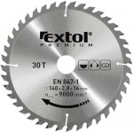 EXTOL PREMIUM pilový kotouč s SK plátky, 184x2,2x30mm, 40T, šířka SK plátků 3,2mm – Hledejceny.cz