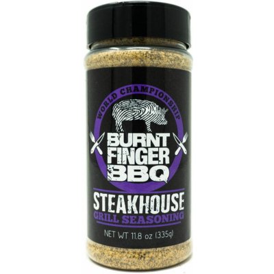 Burnt Finger BBQ koření Steakhouse grill seasoning 335 g – Zboží Dáma
