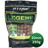 Návnada a nástraha Jet Fish boilies Legend 250g 20mm Kořeněný tuňák + A.C. broskev