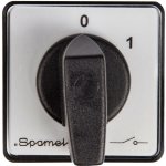 Spamel Vačkový spínač 20A, 0-1 4pólový, montáž do panelu, šedočerný - SK20-2.8210P03 – Hledejceny.cz