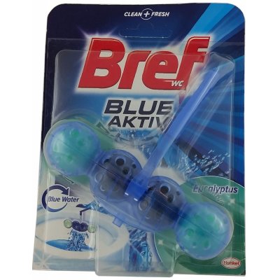 Bref WC Blue Aktiv Eucalyptus WC blok v kuličkách 50 g