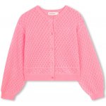 Billieblush svetr rozepínací neonově růžový – Zboží Dáma