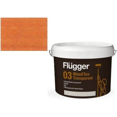 Flügger Wood Tex Aqua 03 Transparent 10 l 011 pinie