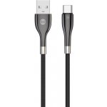 Forever GSM171007) Sleek USB/USB-C, 3A, 1m, černý – Sleviste.cz