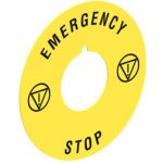 Lovato Electric LPXAU115 štítek EMERGENCY/STOP – Hledejceny.cz