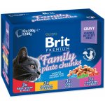 Brit Premium Cat Family 12 x 100 g – Sleviste.cz