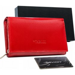 4U Cavaldi Červená kožená dámská peněženka M408 [DH] RD-07-GCL-4