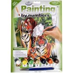 Malování podle čísel Tygří rodinka – Hledejceny.cz