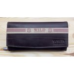 Wild Fashion4u Dámská kožená peněženka velká black MD 1756 – Zboží Mobilmania