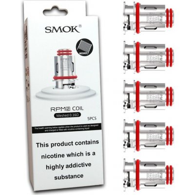 Smoktech Smok RPM 2 Coil 5 ks 0.16 ohm – Zbozi.Blesk.cz