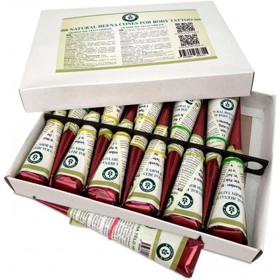 Henna na tělo červenohnědá 28 g Nature's Own 10 kusů – Zboží Mobilmania