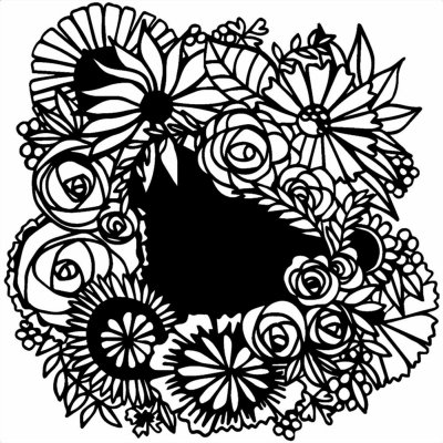Šablona TCW 12"x12" (30,5x30,5 cm) - Floral Statement – Sleviste.cz