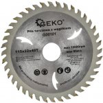 GEKO Kotouč pilový vidiový s otvory 185x20x60T – Hledejceny.cz