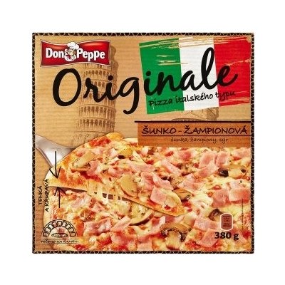 Don Peppe Originale Pizza šunko-žampionová 380 g – Zboží Dáma