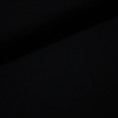 Bavlněný úplet 6004/01 UNI jednobarevný černý, š.180cm (látka v metráži)