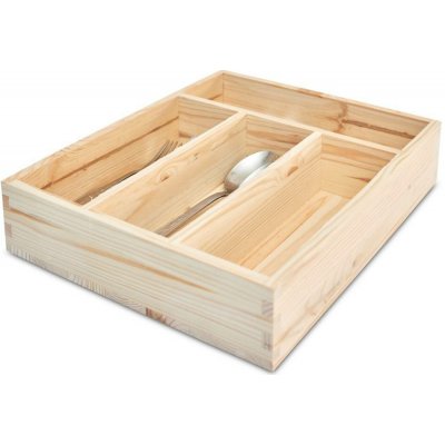 ČistéDřevo Organizér na příbory 25 x 31 x 7 cm – HobbyKompas.cz