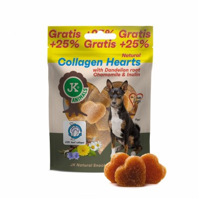 Animals Kolagenová srdíčka s kořenem pampelišky heřmánkem a inulinem +25 % Gratis 100 g – Hledejceny.cz