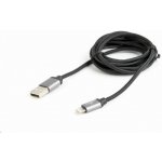 Gembird CCB-mUSB2B-AMLM-6 USB 2.0 (M) - Apple Ligthning 8-pin (M), 1,8m, černý – Hledejceny.cz