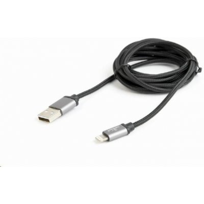 Gembird CCB-mUSB2B-AMLM-6 USB 2.0 (M) - Apple Ligthning 8-pin (M), 1,8m, černý – Hledejceny.cz