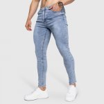 Strečové džíny Iron Aesthetics Dynamic modré – Zboží Dáma