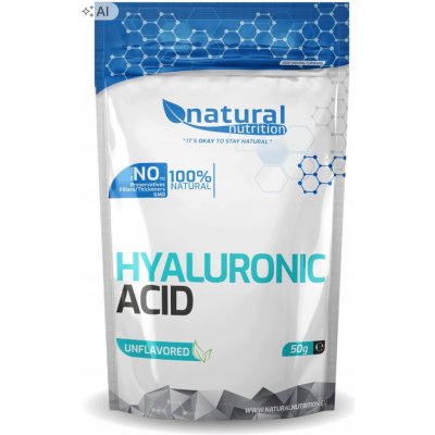 Natural Nutrition Hyaluronic Acid kyselina hyaluronová prášek 50 g – Hledejceny.cz