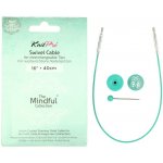 KnitPro Mindful otočné lanko 20cm (celková délka 40cm) – Zboží Dáma