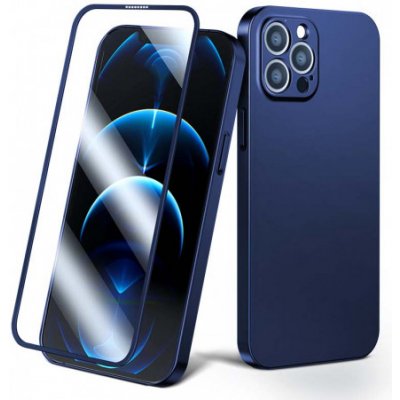 Pouzdro Joyroom 360 Full Coverage iPhone 13 Pro Max + ochranné sklo, modré JR-BP928 blue – Zbozi.Blesk.cz