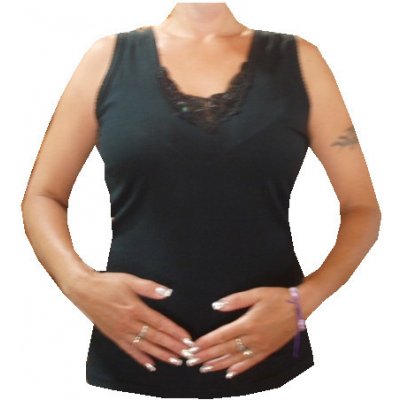 xcena Košilka bavlněná černá – Zboží Dáma