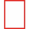 Plakátový rám Magneto LEAN Magnetický rám - A4, červený, 10 ks