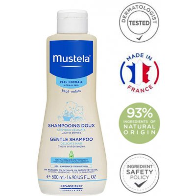 Mustela Bébé Gentle Shampoo jemný šampon pro děti od narození 200 ml