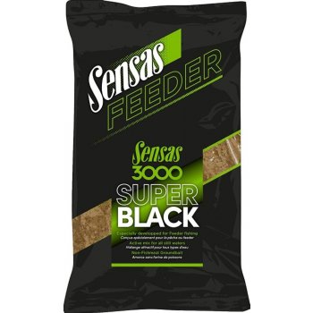 Sensas 3000 Super Black Feeder 1kg