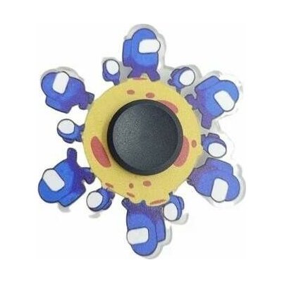 Fidget Spinner 6tiramenný animovaný Among modrý – Hledejceny.cz