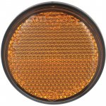 Odrazka kulatá, Q-TECH (oranžová, průměr 60 mm) – Hledejceny.cz