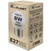 Žárovka EcoPlanet LED žárovka E27 G45 8W 700lm studená bílá