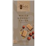 iChoc Rýžová čokoláda bílý nugát s oříšky 80 g – Hledejceny.cz