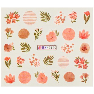BIO nails Vodolepka BN 2129 květy – Hledejceny.cz