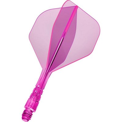 Mission Force 90 Vortex neon růžové integrované No2 letky a krátké násadky na šipky – Sleviste.cz