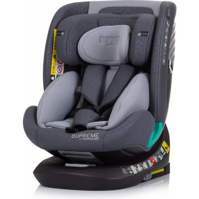 Chipolino Supreme i-Size Isofix 360 2024 Granite – Zboží Mobilmania