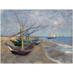 Fedkolor Vincent van Gogh - Fishing Boats on the Beach at Les Saintes-Maries-de la Mer obraz barevná – Hledejceny.cz