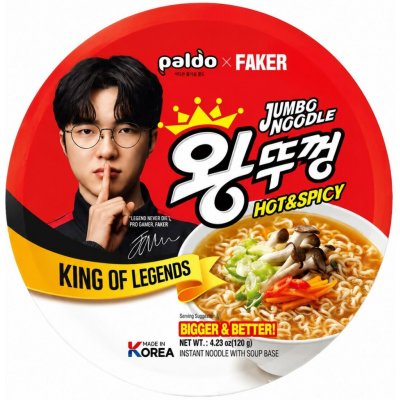 Paldo x Faker KOR League of Legends instantní pikantní polévka 120 g – Hledejceny.cz