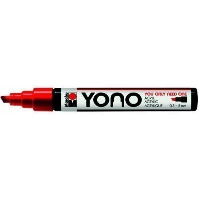Marabu YONO akrylový popisovač 0,5-5 mm - červený – Hledejceny.cz