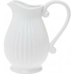 VÁZA DŽBÁN KERAMIKA 9,5x20x20CM BIELA – Hledejceny.cz