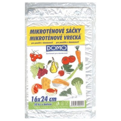 V+L mais Sáček mikroten 16x24cm pro domácnost 50 ks 6075 – Zboží Mobilmania