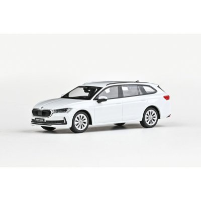 Abrex Škoda Superb IV Combi 2023 Bílá Purity 1:43 – Zboží Dáma